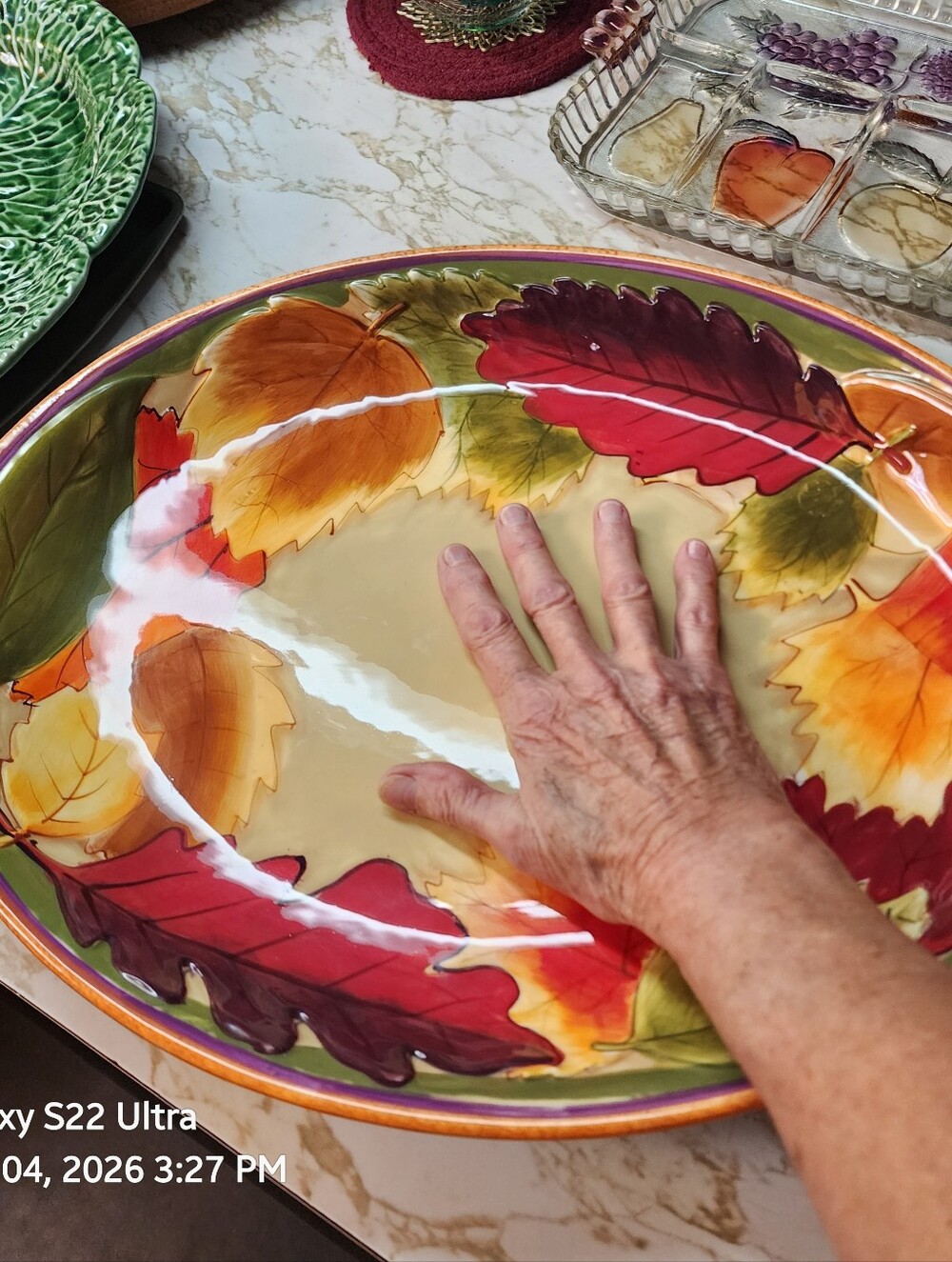 Clay Arts Serving Platter.